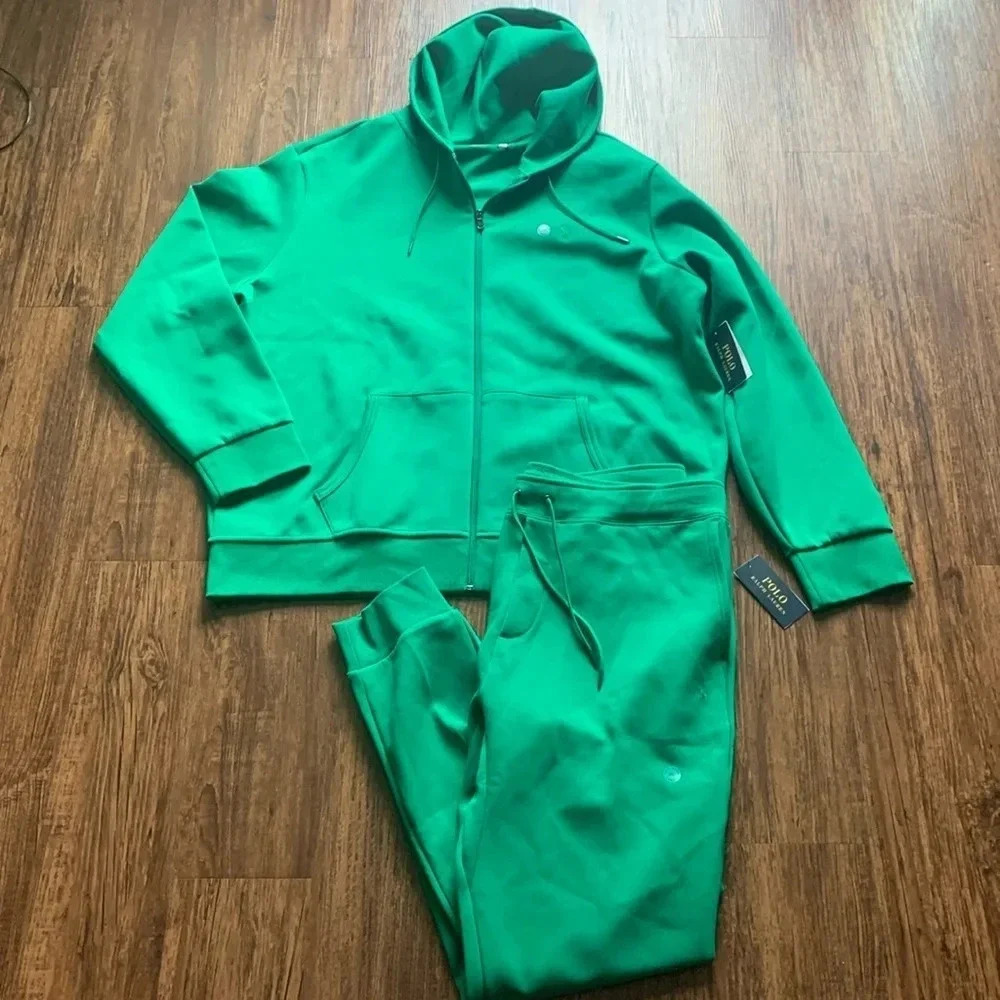 Polo Ralph Lauren Knit Sweatsuit Green Men’s Size 2XL NWT